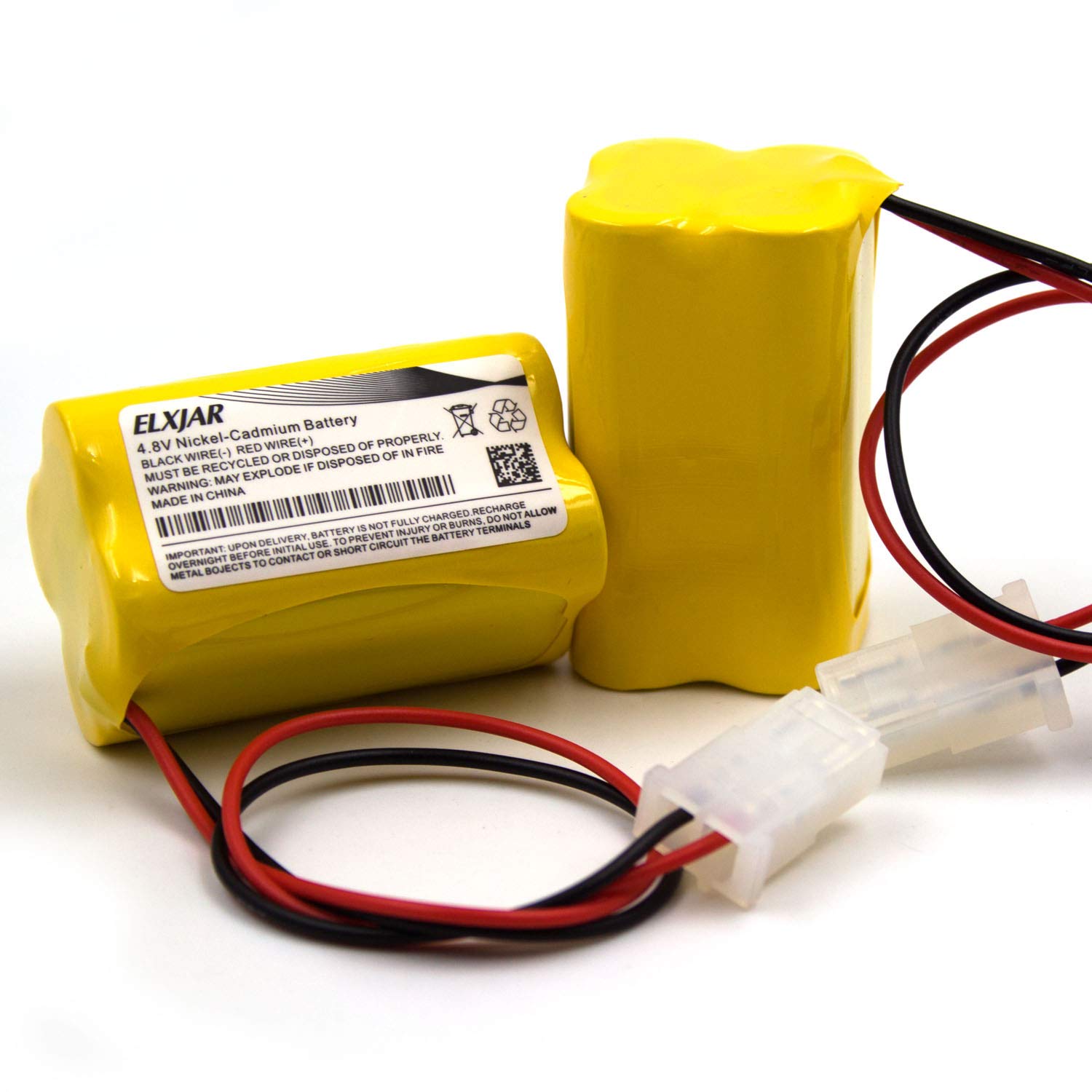 Amazon.com: elxjar (5-Pack) 4.8V 800mAh Ni-CD AA Battery